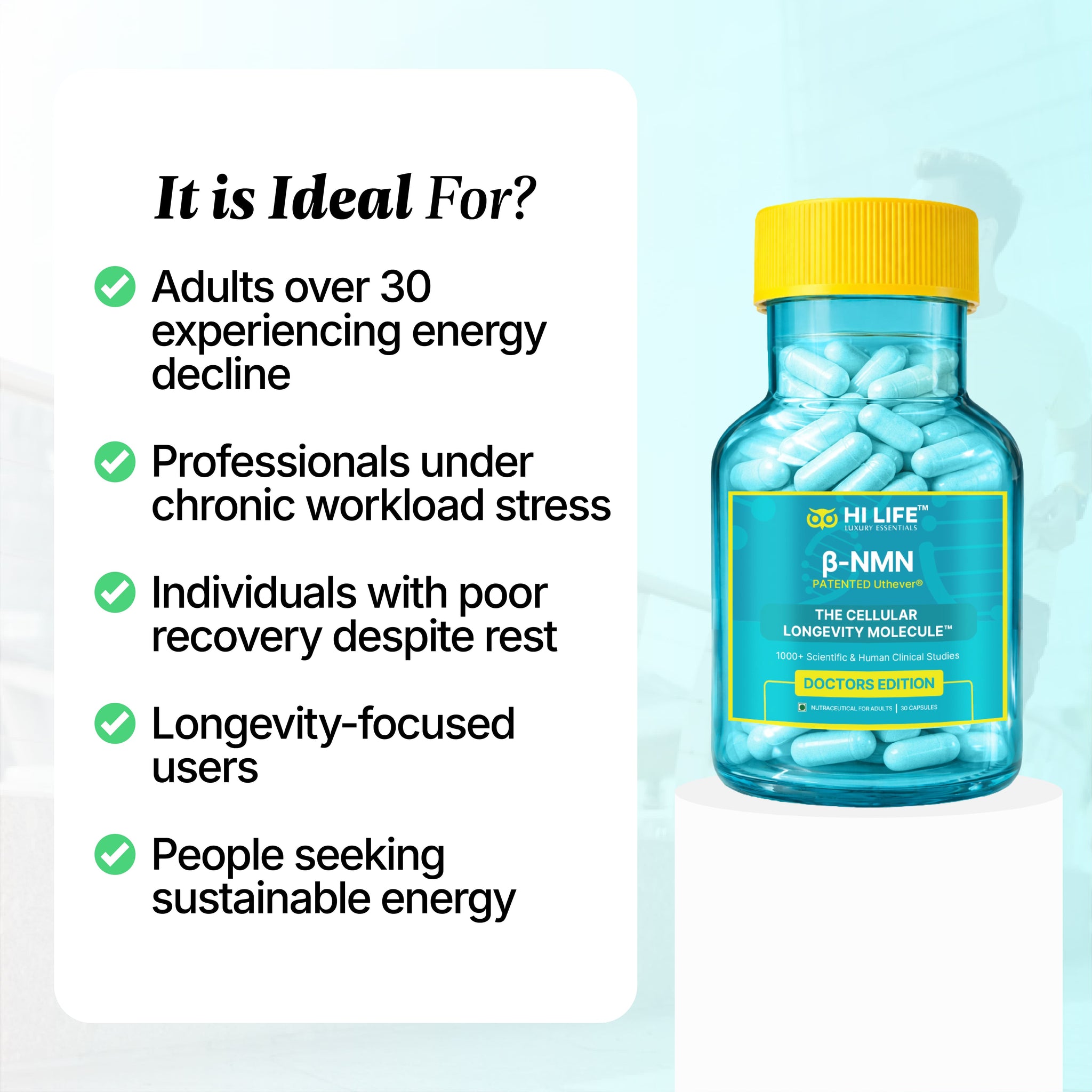 β-NMN Capsules | Pack of 30